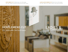 Tablet Screenshot of gentlemens-cut.de